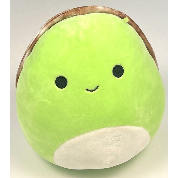 Kellytoy SQUISHMALLOWS 7" Green Plush Stuffed Sea Life ANTONI the Turtle Toy EUC - Picture 1 of 4